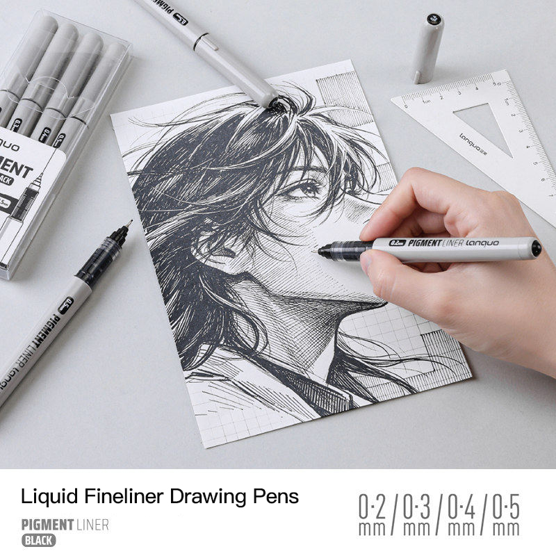 LANGUO 0.2/0.3/0.4/0.5 mm Micr - đánh giá và giá Copic Marker Sketch