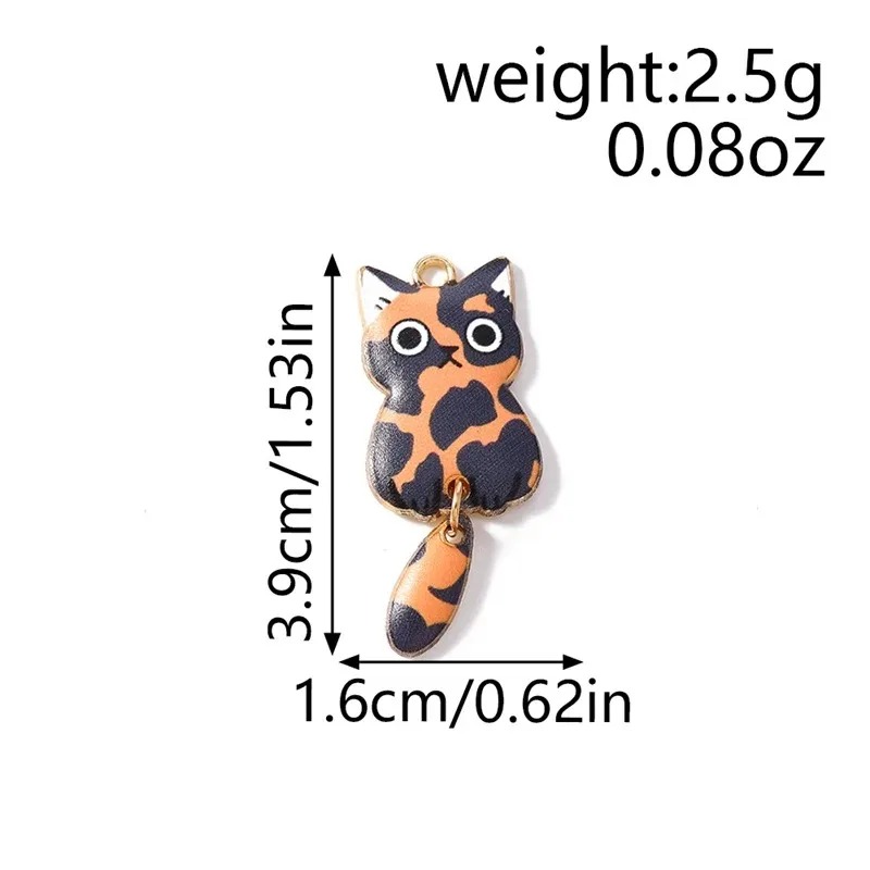 10Pcs 16×39mm Cute Cartoon Cat - đánh giá và giá Resin Crafts Diy