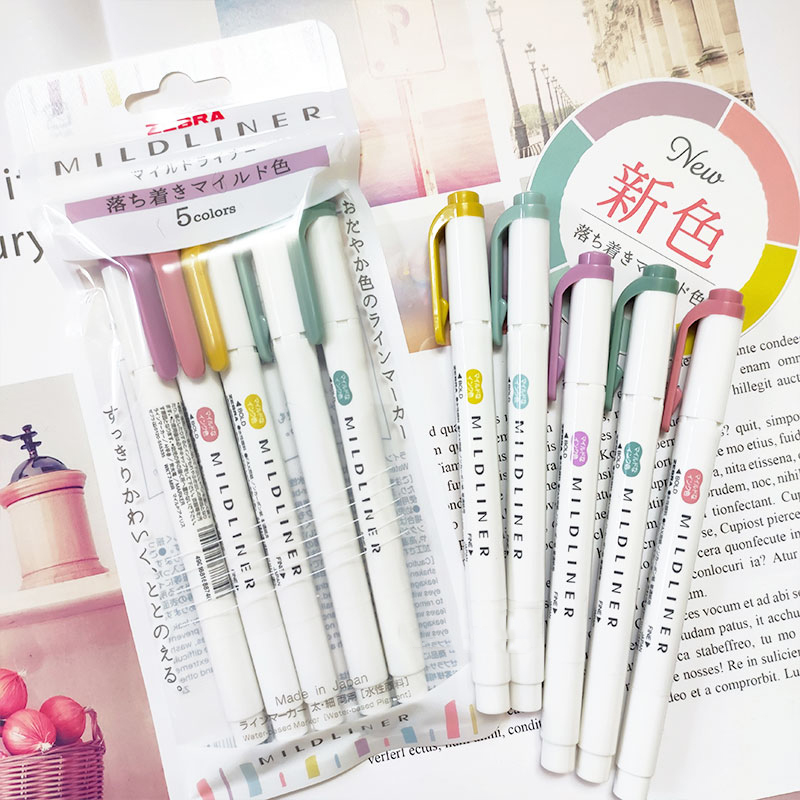 NEW zebra mildliner highlighte - đánh giá và giá Copic Marker Sketch