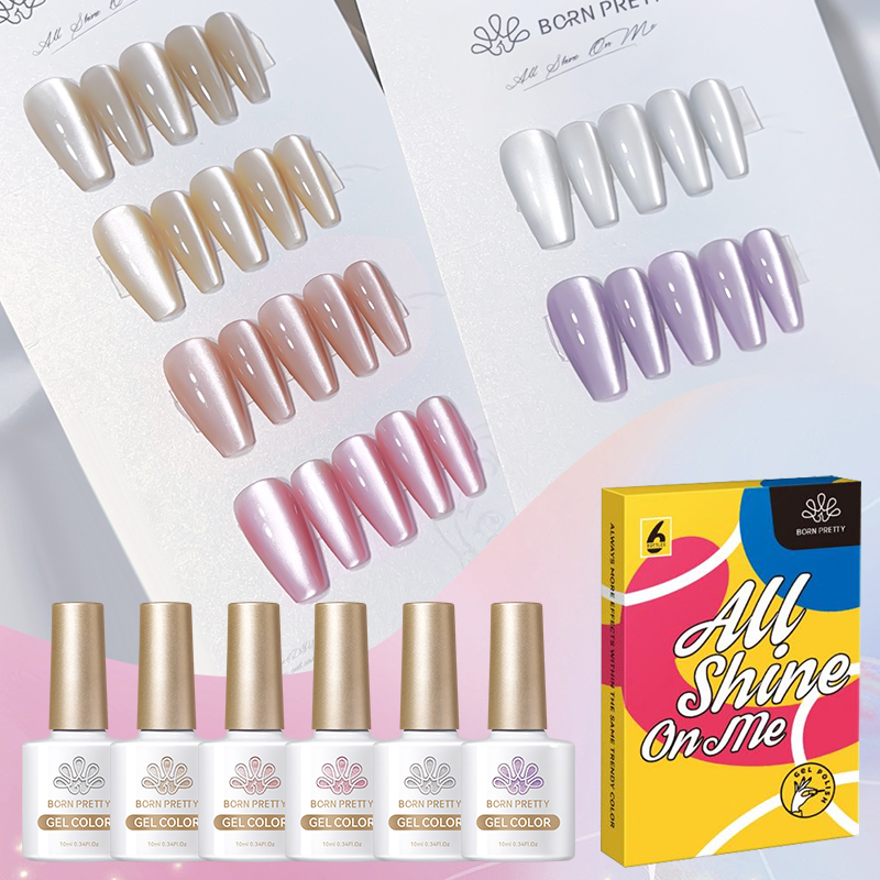 BORN PRETTY 6PCS Moonlight Cat - đánh giá và giá Resin Glitter Pack
