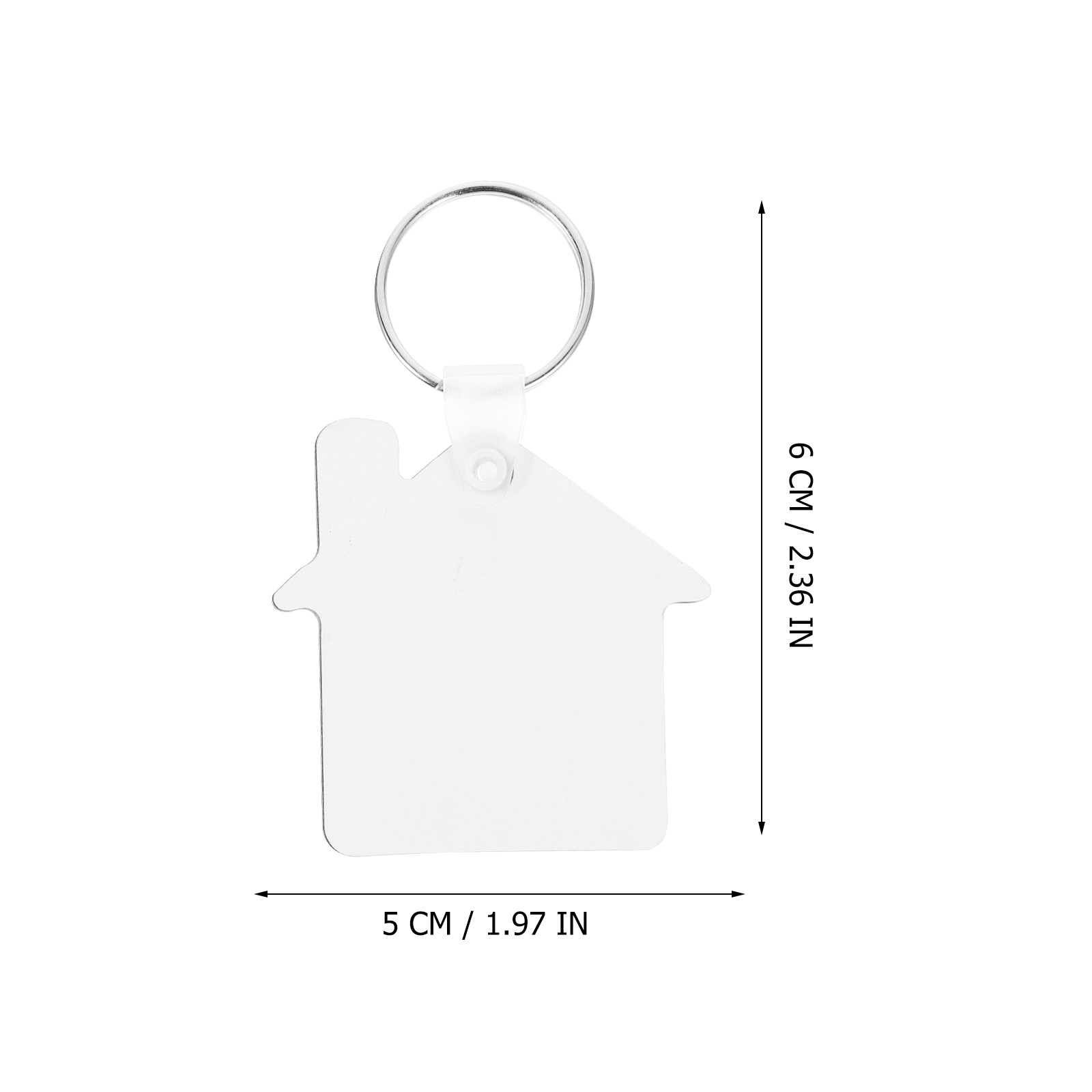 5Pcs Sublimation Keychain Deco - đánh giá và giá Wood Ring Blank